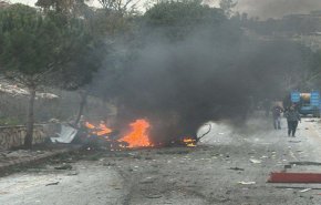 شهيدان بغارتين للاحتلال على مركبتين جنوبي لبنان