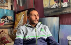 محمد مغاري رسام غزي يوثيق الألم والأمل معا + فيديو