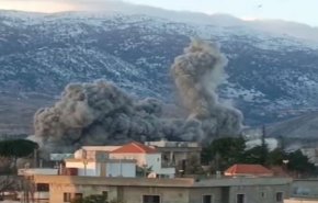 الاحتلال يشن غارات على مبان في بلدتي سحمر ومشغرة جنوب لبنان