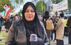 وقفة احتجاجية في لندن تحت عنوان 'ارفعوا أيديكم عن إيران'