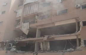 عدوان إسرائيلي على مبنى سكني في الضاحية الجنوبية لبيروت