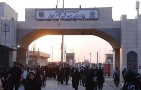 استقبال الزائرين العراقيين المشاركين في تشييع القائد الشهيد