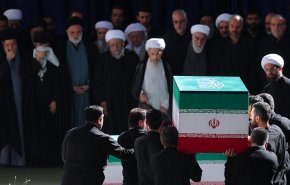 الرئيس بزشكيان يشارك في مراسم تشييع القائد الشهيد في العراق