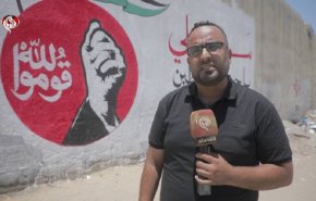 غزة تودّع القائد الشهيد برسومات جدارية  تكريما لمسيرته
