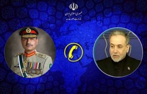 گفت وگوی تلفنی وزیر امور خارجه و فرمانده ارتش پاکستان