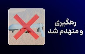 ادامه شاهکار پدافندی؛ انهدام پهپاد MQ-1 بر فراز تنگه هرمز توسط سپاه