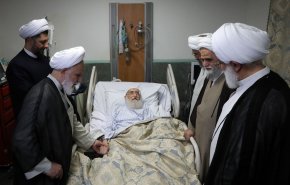 عیادت نمایندگان رهبرمعظم انقلاب از آیت‌الله نوری همدانی