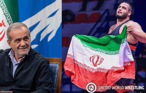  تجلیل پاستور از غرورآفرینان آستانه؛ پیام تبریک رئیس‌جمهور برای قهرمانی کشتی‌گیران