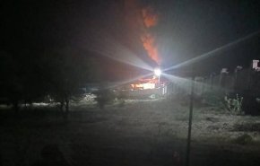 حمله جنگنده‌های سعودی به یک کارخانه مواد شیمیایی در تعز یمن