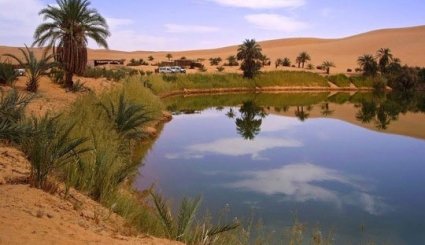 دریاچه‌ ای افسانه ای در دل کویر لیبی