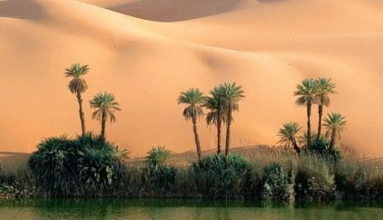 دریاچه‌ ای افسانه ای در دل کویر لیبی