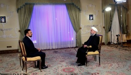 عکس/ گفتگوی تلویزیونی رئیس جمهوری با مردم 