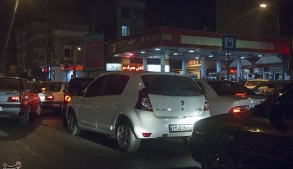 روایت تصویری از شب پُر استرس تهرانی‌ها
