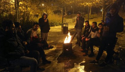 روایت تصویری از شب پُر استرس تهرانی‌ها
