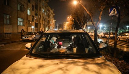 روایت تصویری از شب پُر استرس تهرانی‌ها