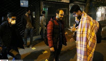 روایت تصویری از شب پُر استرس تهرانی‌ها