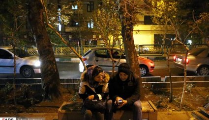 روایت تصویری از شب پُر استرس تهرانی‌ها