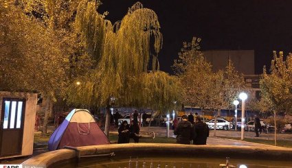 روایت تصویری از شب پُر استرس تهرانی‌ها