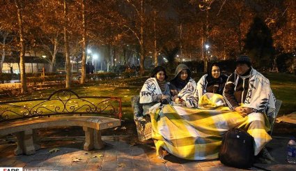 روایت تصویری از شب پُر استرس تهرانی‌ها