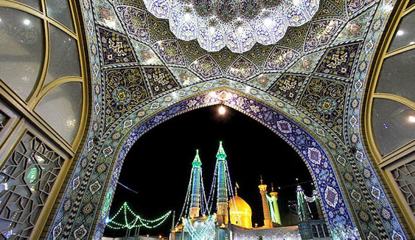 سنگ جدیدمرقد حضرت معصومه(س) + عکس