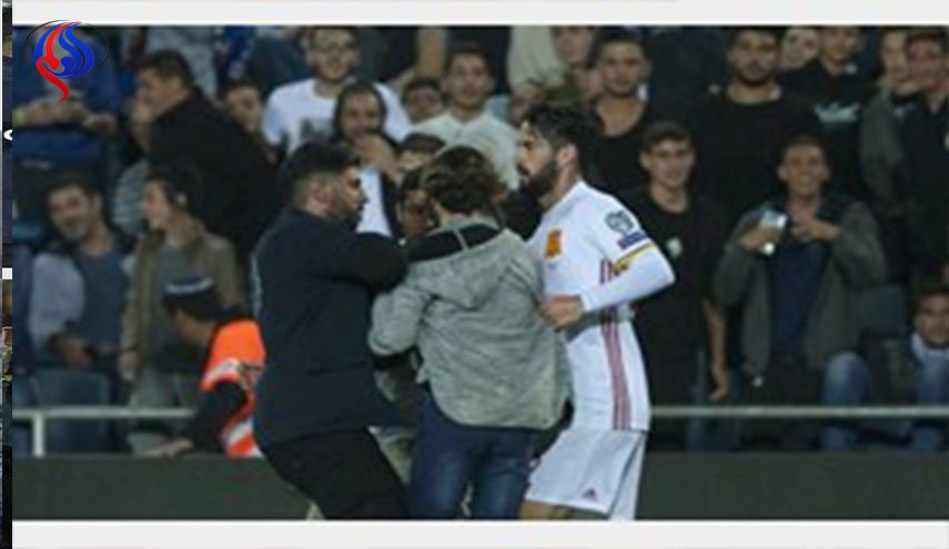 نجاة لاعب مدريد باعجوبة من سكينة صهيوني