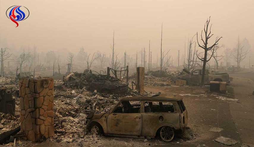 اتساع رقعة الحرائق في كاليفورنيا الأميركية