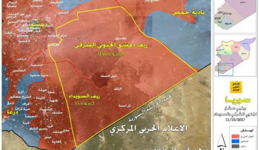 هكذا انهى الجيش السوري وجود الإرهابيين على مساحة 13000 كلم مربع