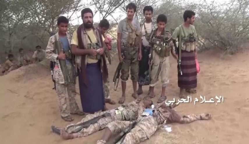 هجوم نوعي على مواقع مرتزقة العدوان بنهم وصد تسلل بالبيضاء