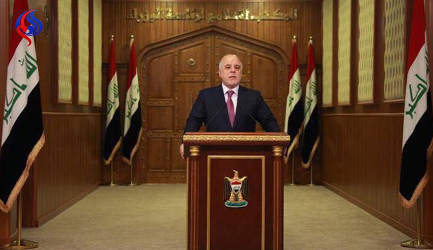 العبادي: واجبي حماية وحدة البلاد التي تعرضت لخطر التقسيم