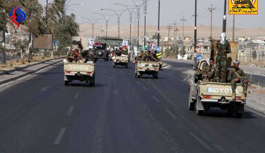 بالصور.. الحشد الشعبي يدخل قضاء خانقين 