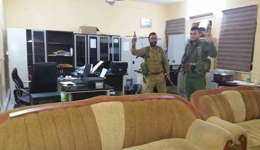 بالصور.. الحشد الايزدي في مركز قضاء سنجار