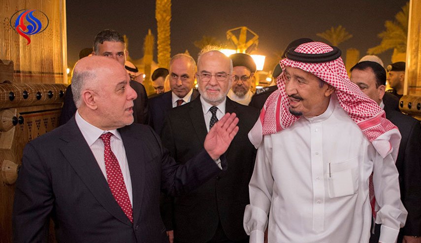 العبادي يدعو من السعودية لاغلاق المنافذ لمنع تسرب الارهاب للعراق