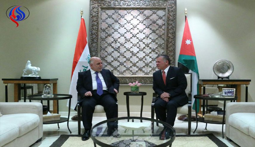 العبادي يلتقي في عمان بملك الاردن