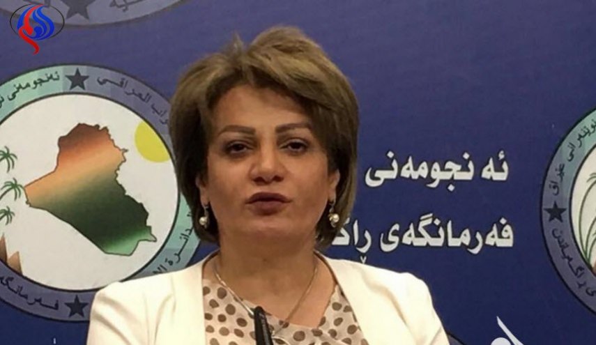 نائبة تدعو العبادي والسياسيين الى عدم إطلاق وصف 