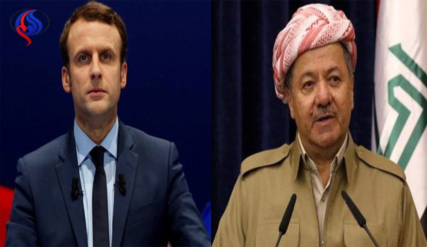 مبادرة كردستان جاءت بعد مكالمة بين ماكرون وبارزاني