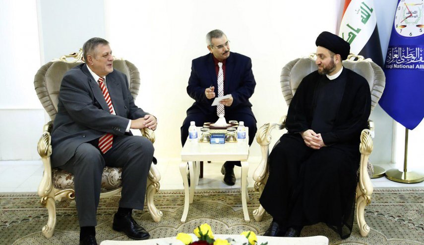 حکیم و نماینده سازمان ملل بر ضرورت شروع گفت وگوی فراگیر در عراق تاکید کردند