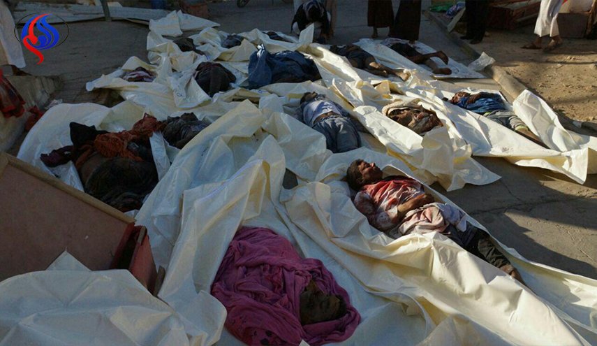 (صور 18+) مجزرة للعدوان في منطقة علاف في صعدة 