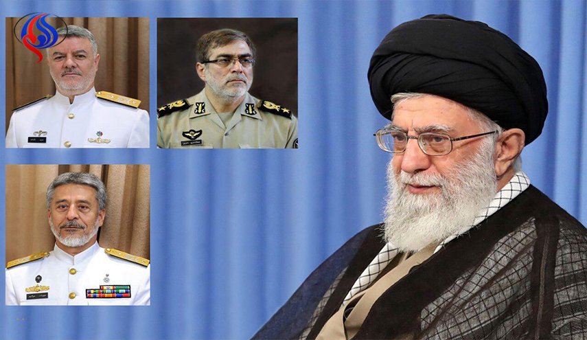 قائد الثورة الاسلامية يقوم بتعيينات جديدة في الجيش الايراني