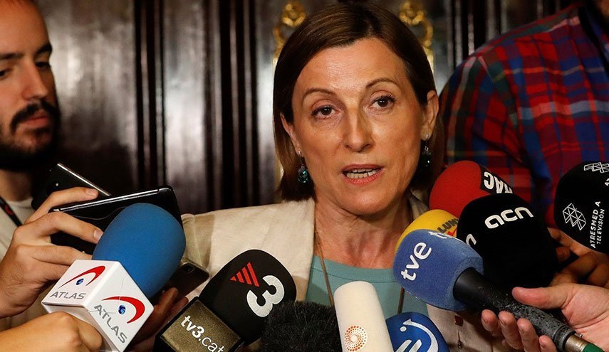 محكمة إسبانية تأمر بحبس رئيسة برلمان كاتالونيا
