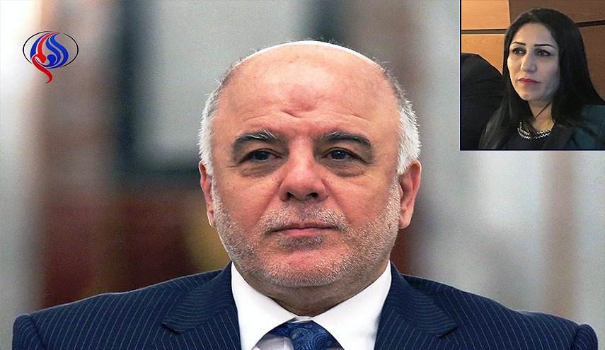 نائبة تدعو العبادي لزيارة كردستان والاطلاع على مشاكلها