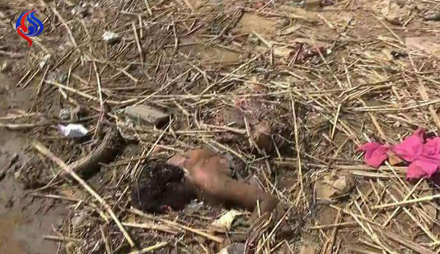 شاهد.. صور مروعة من مجزرة سعودية في عبس اليمنية