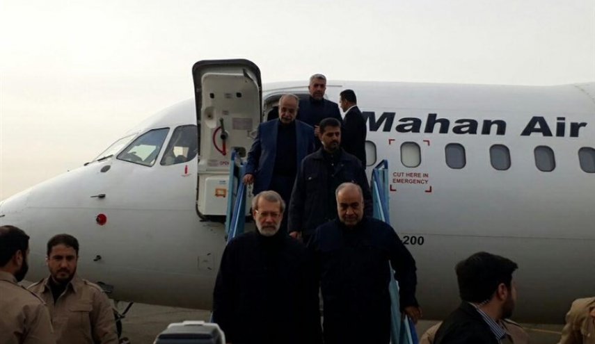 لاريجاني يتفقد المناطق المتضررة من الزلزال
