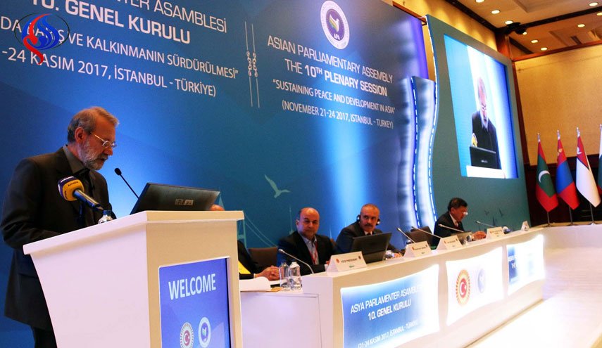 لاريجاني: ظاهرة الارهاب البغيضة تحولت لخطر مدمّر يهدد العالم