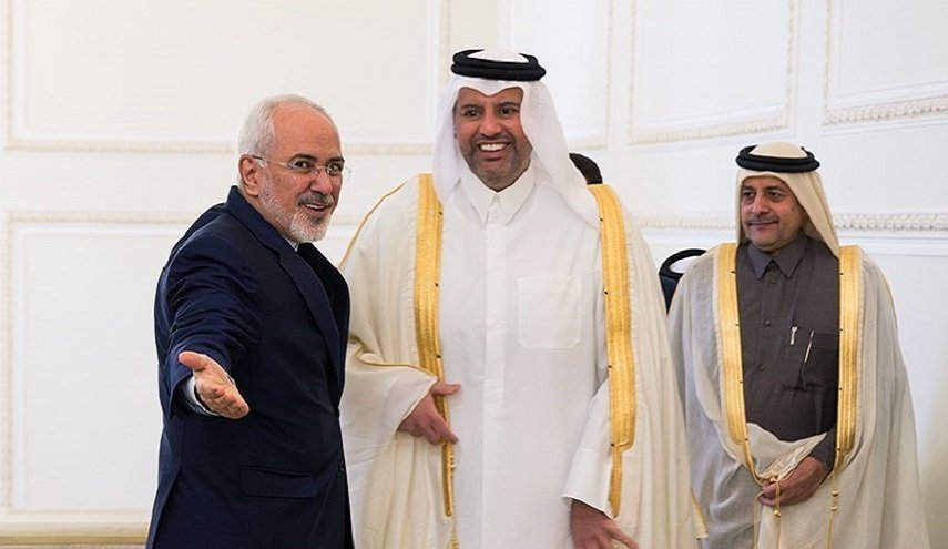 بالصور.. لقاء مهم بين ظريف و وزير قطري في طهران!