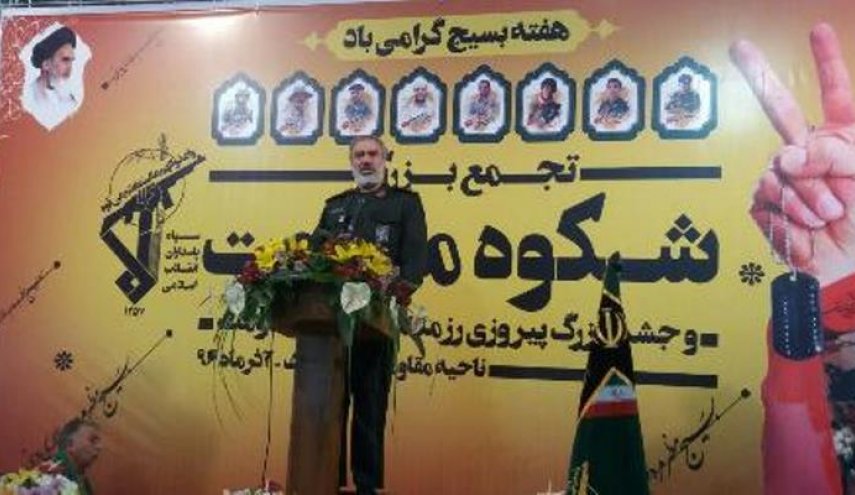 الاميرال فدوي : عظمة ايران الاسلامية حالت دون انهيار سوريا