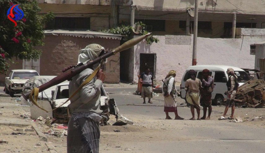 اشتباكات بين مرتزقة العدوان في عدن جنوب اليمن
