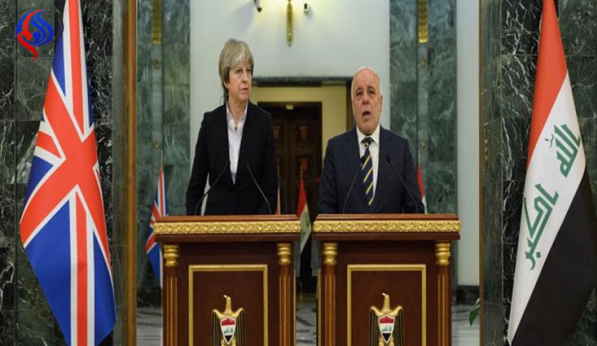 ماذا قالت تيريزا ماي للعبادي في بغداد؟