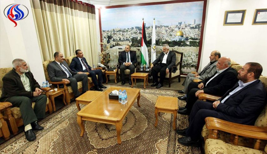 هنية يلتقي الوفد المصري في اطار جهود إتمام المصالحة
