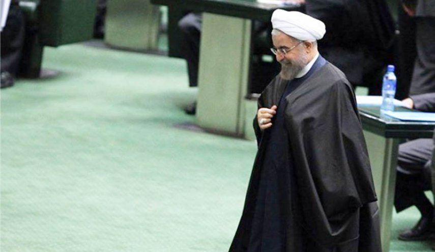 روحانی وارد صحن علنی مجلس شد