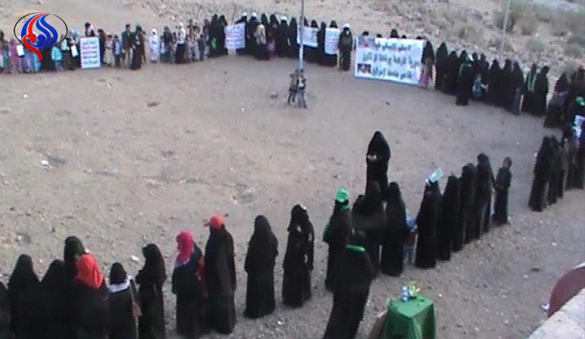 وقفة نسائية في اليمن تضامنا مع الشعب الفلسطيني